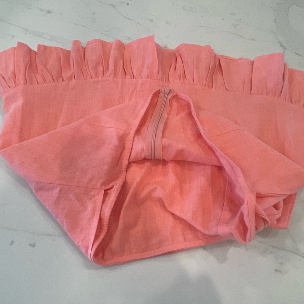 NWOT Amazon Coral Ruffled Wrap Skirt - Picture 11 of 16